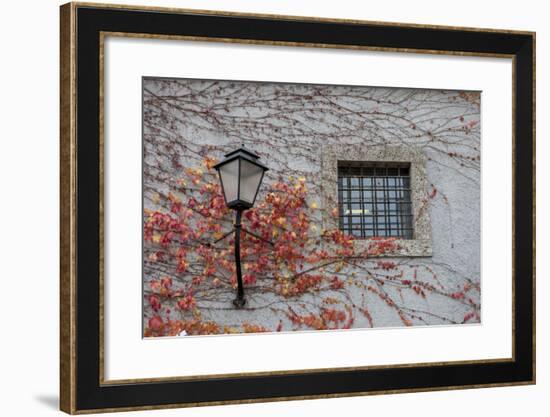 Wall with Light. Salzburg. Austria-Tom Norring-Framed Photographic Print