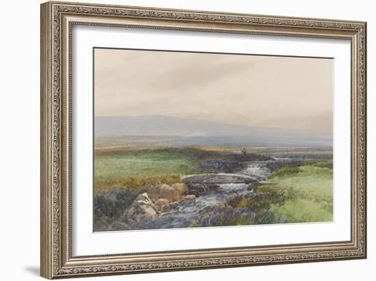 Wallabrook, Clapper Bridge, Dartmoor , C.1895-96-Frederick John Widgery-Framed Giclee Print