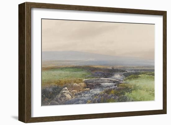 Wallabrook, Clapper Bridge, Dartmoor , C.1895-96-Frederick John Widgery-Framed Giclee Print