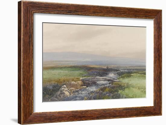 Wallabrook, Clapper Bridge, Dartmoor , C.1895-96-Frederick John Widgery-Framed Giclee Print