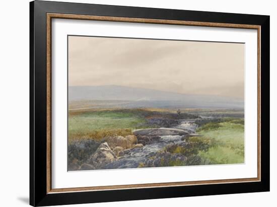 Wallabrook, Clapper Bridge, Dartmoor , C.1895-96-Frederick John Widgery-Framed Giclee Print