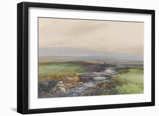 Wallabrook, Clapper Bridge, Dartmoor , C.1895-96-Frederick John Widgery-Framed Giclee Print