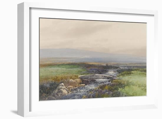 Wallabrook, Clapper Bridge, Dartmoor , C.1895-96-Frederick John Widgery-Framed Giclee Print