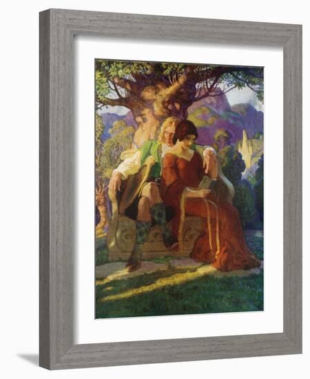 Wallace and Marion-Newell Convers Wyeth-Framed Giclee Print