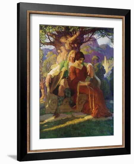 Wallace and Marion-Newell Convers Wyeth-Framed Giclee Print