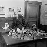 Trading in the "Grain Pit" at the Chicago Board of Trade-Wallace Kirkland-Framed Photographic Print