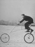 Eccentric Square-Wheeled Bicycle-Wallace Kirkland-Photographic Print