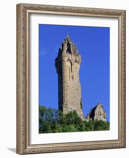 Wallace Monument, Stirling, Central, Scotland, United Kingdom, Europe-Thouvenin Guy-Framed Photographic Print