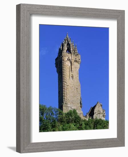 Wallace Monument, Stirling, Central, Scotland, United Kingdom, Europe-Thouvenin Guy-Framed Photographic Print