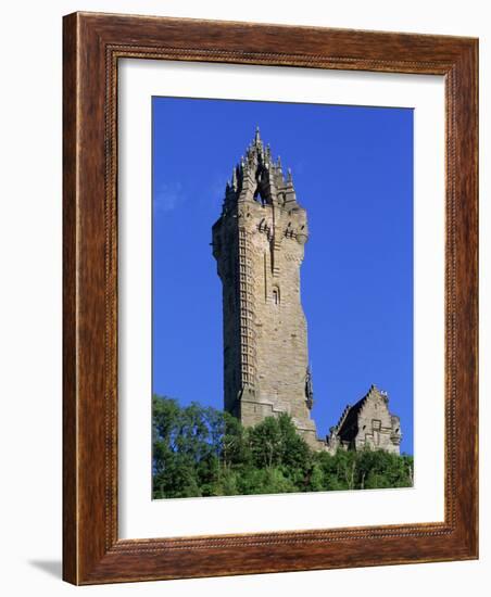 Wallace Monument, Stirling, Central, Scotland, United Kingdom, Europe-Thouvenin Guy-Framed Photographic Print