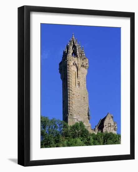 Wallace Monument, Stirling, Central, Scotland, United Kingdom, Europe-Thouvenin Guy-Framed Photographic Print