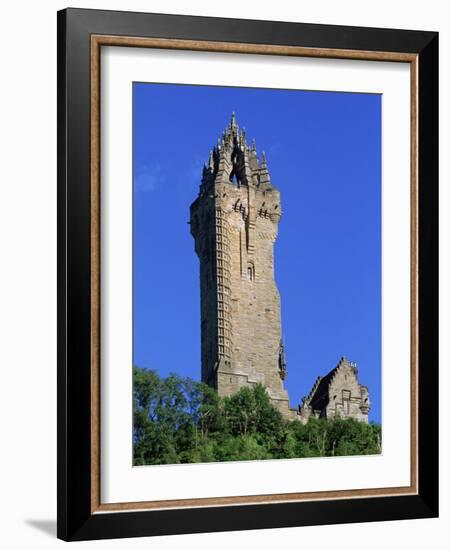 Wallace Monument, Stirling, Central, Scotland, United Kingdom, Europe-Thouvenin Guy-Framed Photographic Print