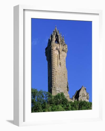 Wallace Monument, Stirling, Central, Scotland, United Kingdom, Europe-Thouvenin Guy-Framed Photographic Print