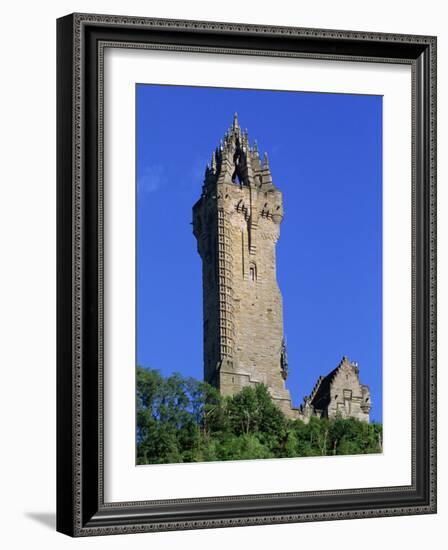 Wallace Monument, Stirling, Central, Scotland, United Kingdom, Europe-Thouvenin Guy-Framed Photographic Print