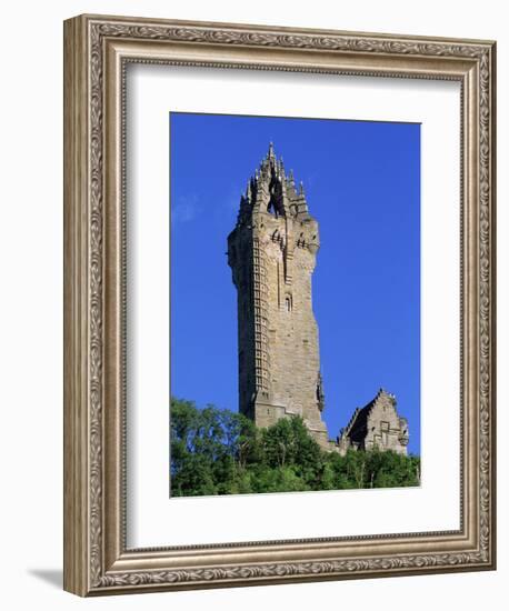 Wallace Monument, Stirling, Central, Scotland, United Kingdom, Europe-Thouvenin Guy-Framed Photographic Print