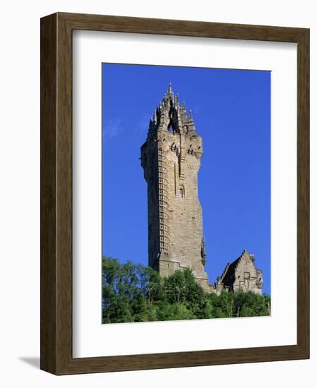 Wallace Monument, Stirling, Central, Scotland, United Kingdom, Europe-Thouvenin Guy-Framed Photographic Print