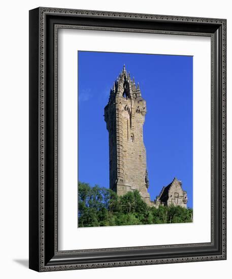 Wallace Monument, Stirling, Central, Scotland, United Kingdom, Europe-Thouvenin Guy-Framed Photographic Print