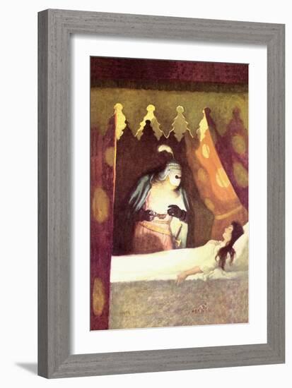 Wallace Rescues Helen-Newell Convers Wyeth-Framed Art Print