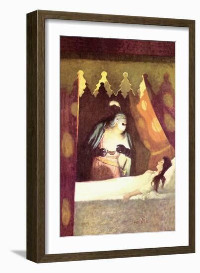 Wallace Rescues Helen-Newell Convers Wyeth-Framed Art Print