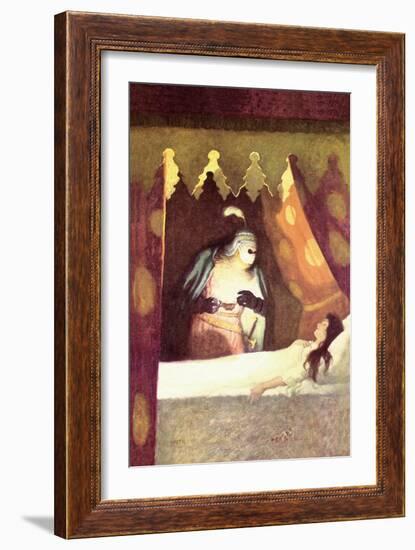 Wallace Rescues Helen-Newell Convers Wyeth-Framed Art Print