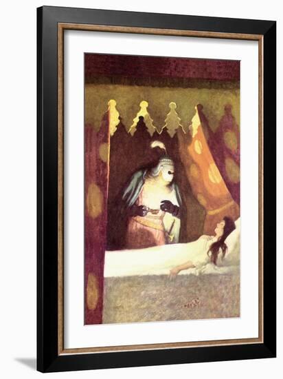 Wallace Rescues Helen-Newell Convers Wyeth-Framed Art Print