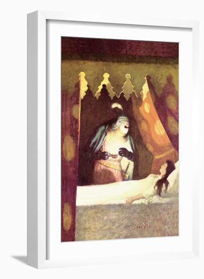 Wallace Rescues Helen-Newell Convers Wyeth-Framed Art Print