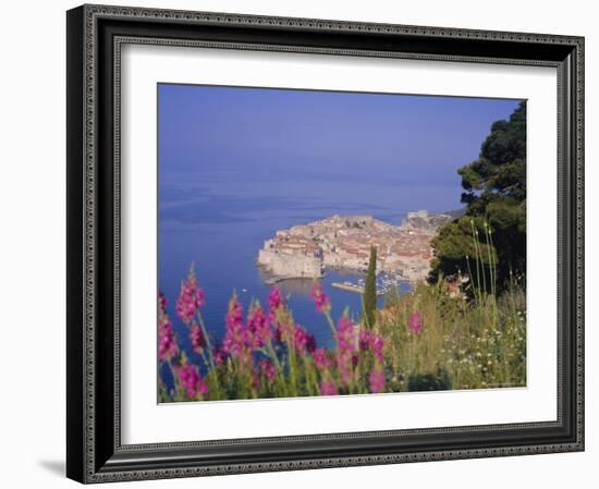 Walled City of Dubrovnik, Croatia, Europe-Charles Bowman-Framed Photographic Print