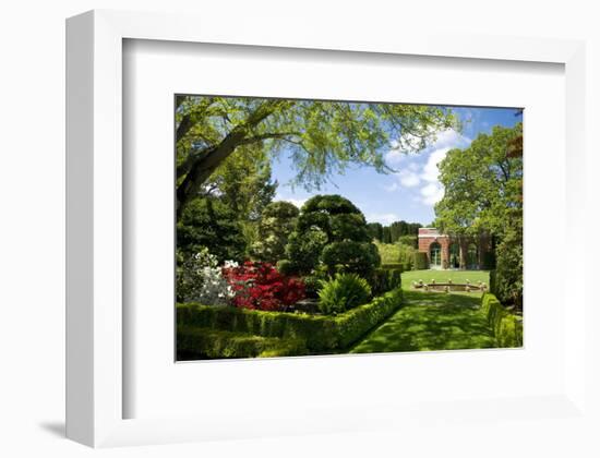 Walled Garden in Filoli Center in Woodside near San Francisco, California, USA-null-Framed Art Print