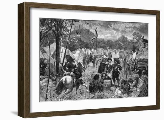 Wallenstein's Camp-W Gause-Framed Art Print