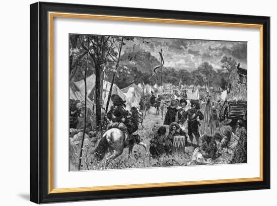 Wallenstein's Camp-W Gause-Framed Art Print