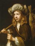 Portrait of a Boy with a Falcon-Wallerant Vaillant-Framed Giclee Print