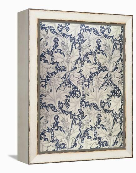 "Wallflower" Design (Textile)-William Morris-Framed Premier Image Canvas
