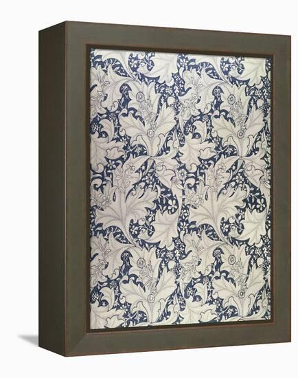 "Wallflower" Design (Textile)-William Morris-Framed Premier Image Canvas