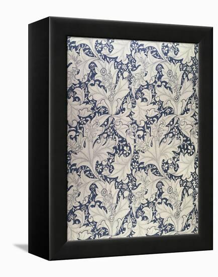 "Wallflower" Design (Textile)-William Morris-Framed Premier Image Canvas