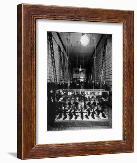 Wallin & Nordstrom Shoe Store - Seattle, Washington-Lantern Press-Framed Art Print