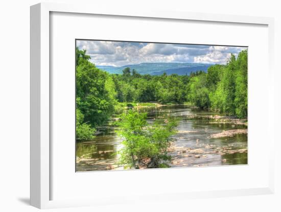 Wallkill Bridge Mountain View-Robert Goldwitz-Framed Photographic Print