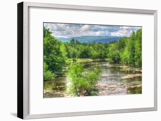 Wallkill Bridge Mountain View-Robert Goldwitz-Framed Photographic Print