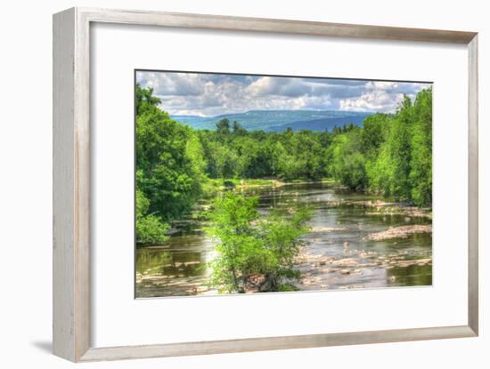 Wallkill Bridge Mountain View-Robert Goldwitz-Framed Photographic Print