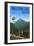 Wallowa Lake, Oregon - Mountain and Gondola-Lantern Press-Framed Art Print
