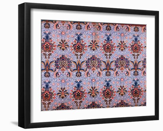 Wallpaper Design, 1877 (Colour Woodblock Print on Paper)-William Morris-Framed Giclee Print