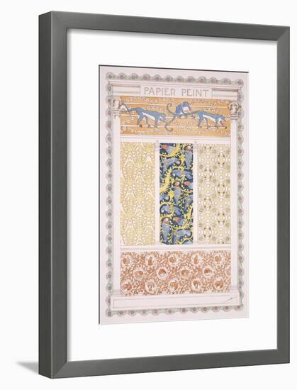 Wallpapers and Friezes, Esquisses Decoratives Binet, c.1895-Rene Binet-Framed Giclee Print