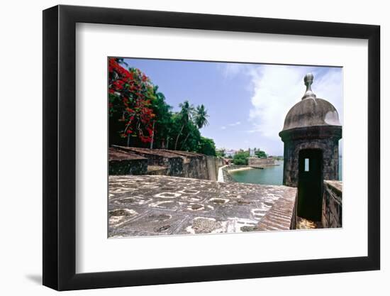 Walls of Old San Juan, Puerto Rico-George Oze-Framed Photographic Print