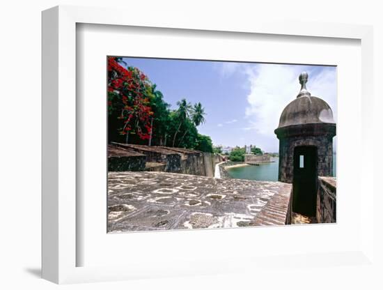 Walls of Old San Juan, Puerto Rico-George Oze-Framed Photographic Print