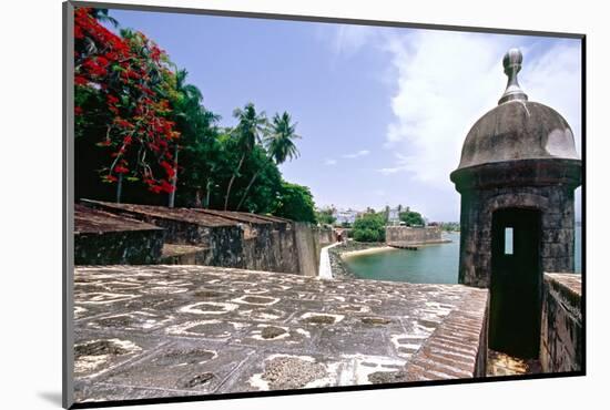 Walls of Old San Juan, Puerto Rico-George Oze-Mounted Photographic Print