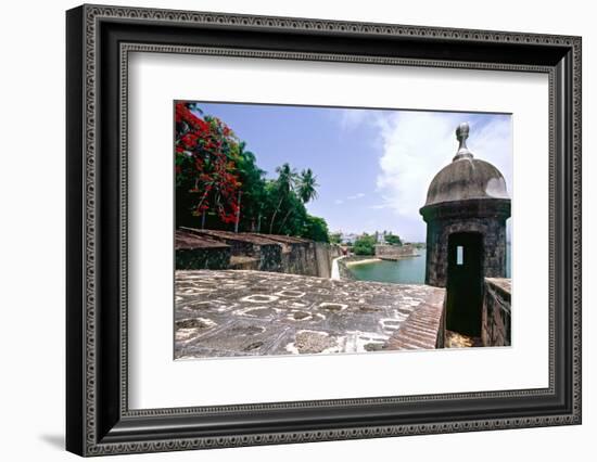 Walls of Old San Juan, Puerto Rico-George Oze-Framed Photographic Print