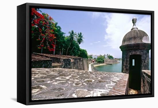 Walls of Old San Juan, Puerto Rico-George Oze-Framed Premier Image Canvas