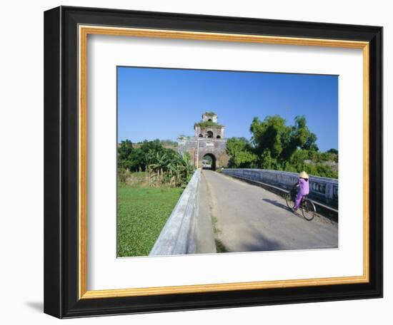 Walls of the Citadel, Historic Former Political Capital, Hue, Central Vietnam, Indochina-Robert Francis-Framed Photographic Print