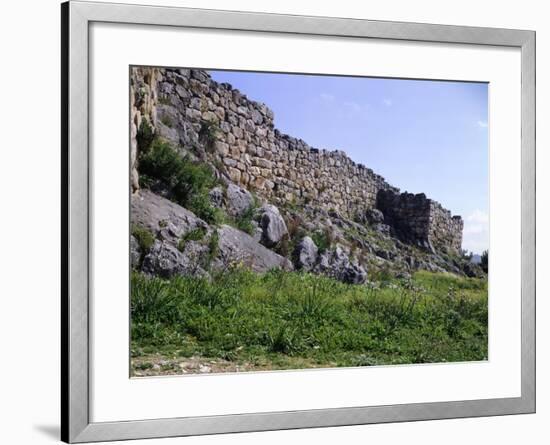 Walls of Tiryns, Greece-null-Framed Giclee Print