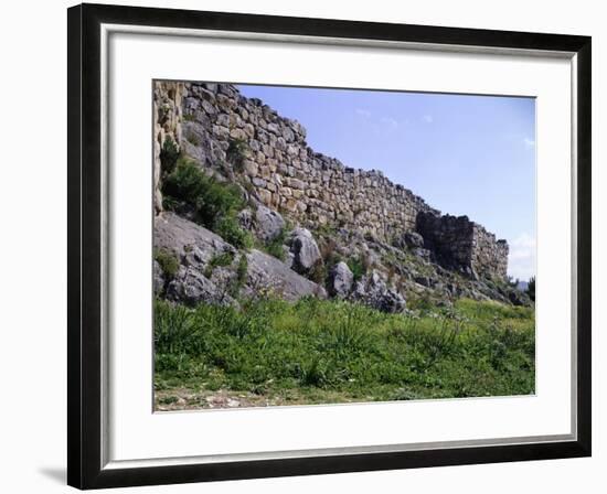Walls of Tiryns, Greece-null-Framed Giclee Print