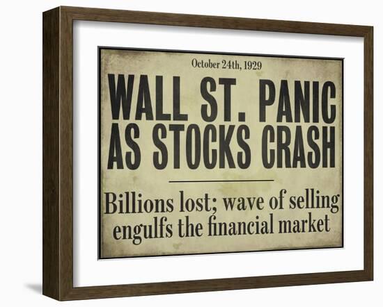 Wallstreet-null-Framed Giclee Print